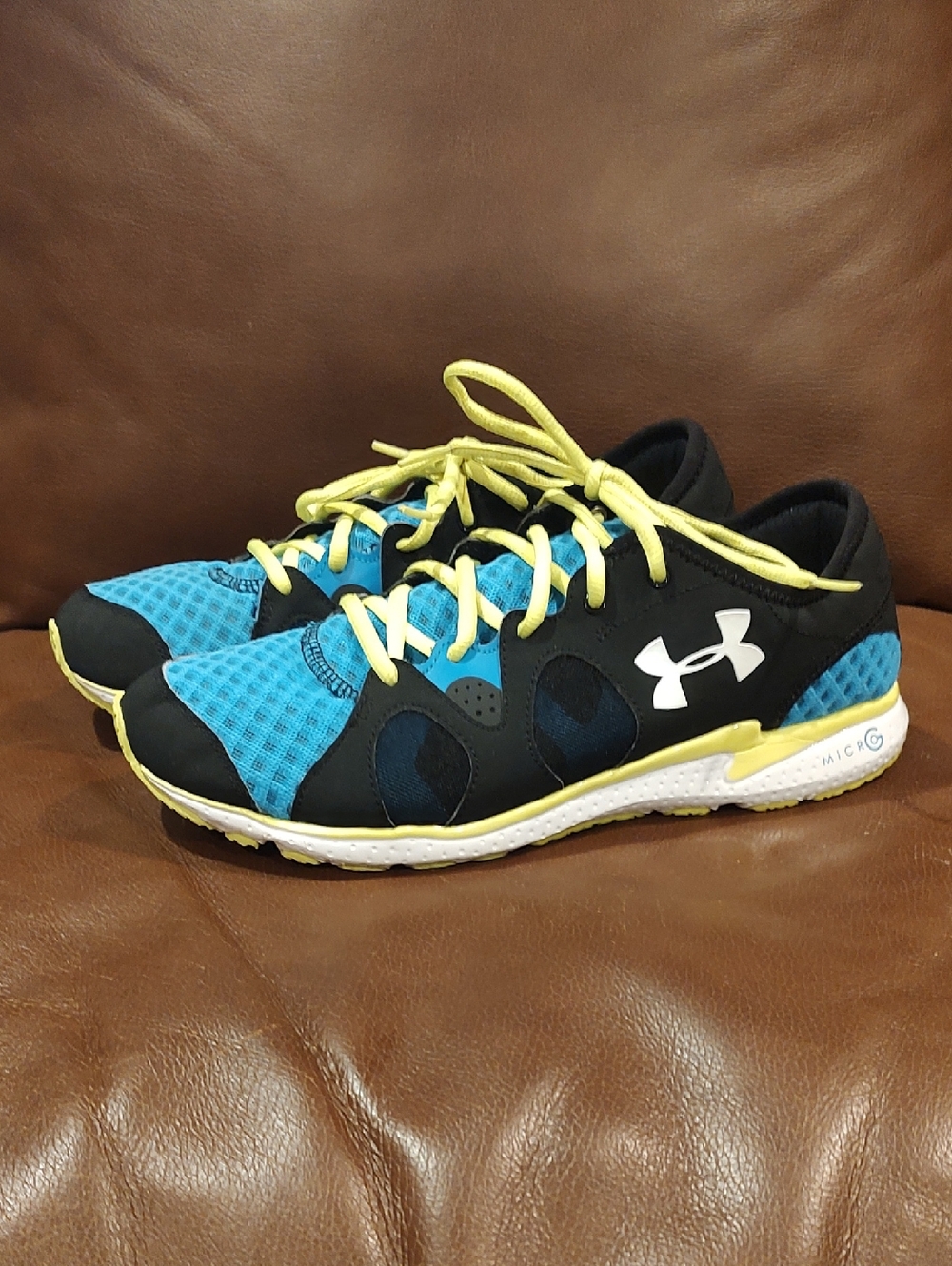 Under Armour Micro G Neo Mantis Running Shoes Men's Size 9.5 EX. Condition
